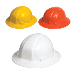 ERB Omega II Full Brim Hard Hat – 6-Point Mega Ratchet Suspension