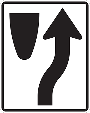 Keep Right - R4-7 - 24" x 30"