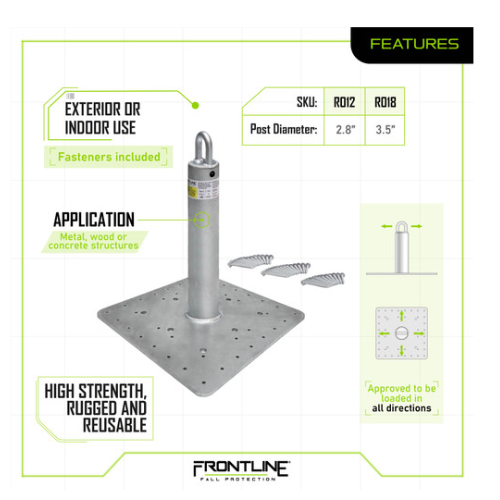Frontline RO12 Commercial Roof Anchor