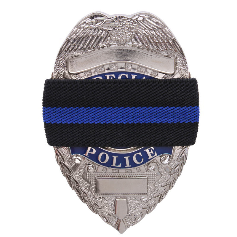 Rothco Thin Blue Line Mourning Band – Reflective Tribute Armband