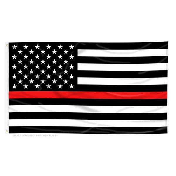 Rothco Thin Red Line U.S. Flag –  Firefighter Tribute Flag