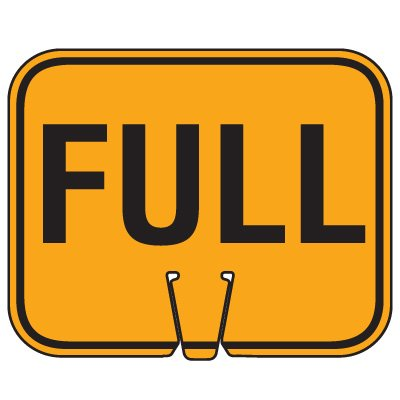 Cone Sign – Full (Single-Sided, Engineer Grade Reflective)