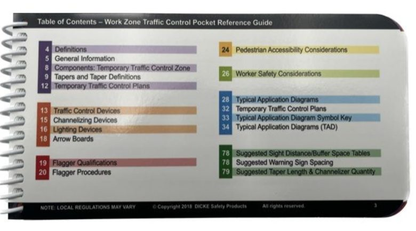 Temporary Traffic Control Pocket Reference Guide